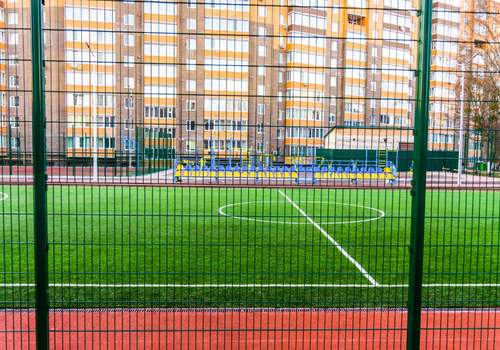2Д забор для футбольной площадки в Чистополе